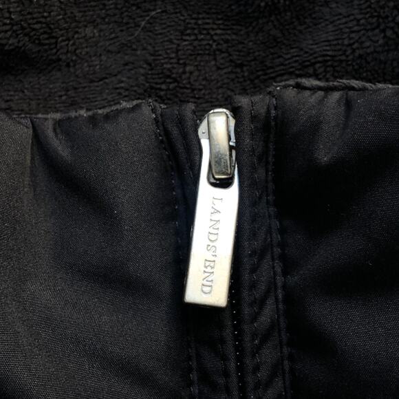 Lands' End Women's Black Jacket Large 14-16 - Picture 7 of 11